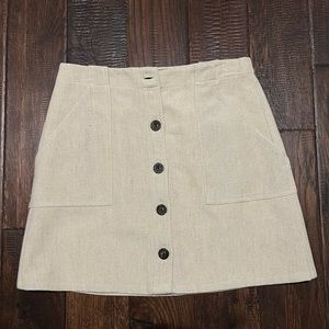 Banana Republic Button-up Skirt